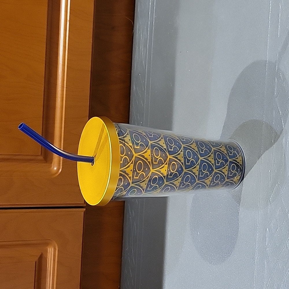 NWT: Walt Disney World 50th Anniversary Tumbler with Straw
